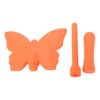 Tyenaza 3D Printed Credit Card Wand PLA Lightweight Adorable Tap to Pay Wand (Orange)