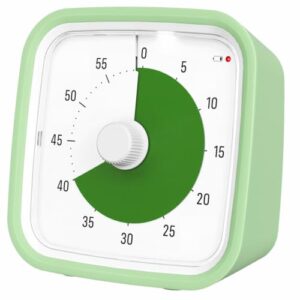 Tykdaco Visual Timer for Kids and Adult, 60-min Countdown Timer, LightGreen