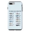 Type of Shark Species Marine Biology Ocean Fish Animal Art Case for iPhone 7 Plus/8 Plus