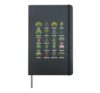 Types of Trees Botanical Nature Chart Hardcover Journal, Black