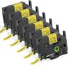 TZe-631 Black on Yellow Tape 12mm Compatible for Brother PTouch Label Maker