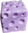 U2by Pink Cheese Squishy Toy Non Rebound Stress Relief (PurpleCS-1PC)