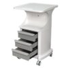 UBNMIUBV Mobile Trolley Cart, Mobile Trolley Cart Rolling Cart, Lab Utility Cart with Wheels and Drawers, Esthetician Cart for Beauty Salon Lab,