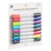U Brands Fine Tip Dry Erase Markers with Eraser, Magnetic Double Ended Whiteboard Markers, Low Odor, Assorted Bright Colors, Set of 8