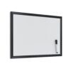 U Brands Magnetic Dry Erase Board White Board, 24" x 18" Inches, Black Wood Frame (307U00-01)