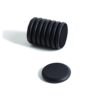 U Brands Magnets for Glass Whiteboard, 8 Count, Strong Magnets, Black