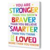 UCGAOIOQ Childrens Affirmation Poster Motivational Wall-Art for Teens Room Decor Bedroom Dorm Classroom Encouraging Quotes(Unframed,16x24inch(40x60cm))
