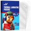 Uinkit 4mil Legal Size Laminating Pouches, 100 Pack 8.5x14 Inches - Premium Heavy Duty Laminating Sheets for Business Documents, Training Manuals, Durable Menus & Office Signage with Thermal Laminator