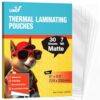 Uinkit 7Mil Thermal Matte Laminating Pouches Letter Size 9x11.5 Inches