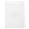 UKCOCO 6pcs A5 Clear Tab Dividers for 6‑Ring, Make Your Own Planner