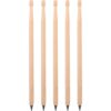 UKCOCO Drumstick Wooden Pencils Novelty Erasable Writing Khaki 5 Pcs