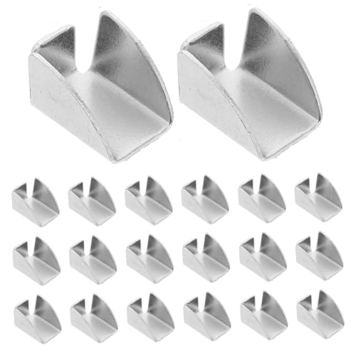 UKCOCO Iron Shelf Clips for Document Organization Tool-Free Adjustment 30pcs Sturdy Cabinet Pilaster Pegs with Polished Edges for Wood Shelves and Office Shelving Units in Office