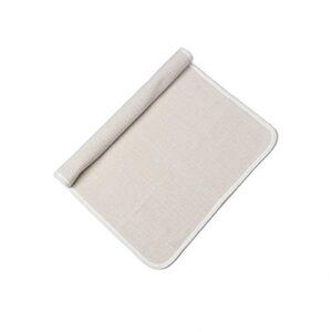 UKELER Montessori Mat Cotton Working Rug for Nursery Preschool Kindergarten, 23.6''×15.8'', Off-White