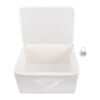 ULTECHNOVO Locking Storage Bag Medium White Non Woven Privacy Organizer