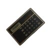 Ultra-Thin Solar Calculator Pocket-Sized ABS, Black