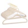 Ultra-Thin Velvet Hangers 60 Pack with 360° Swivel Gold Hook