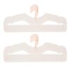 Ultra Slim Velvet Hangers 50 Pack - Short Neck 360° Swivel Hook Space-Saving Non-Slip Felt Coat Hangers for Clothes Closet nization & Stylish
