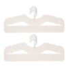 Ultra Slim Velvet Hangers 50 Pack Short Neck Non-Slip Felt Hangers with 360° Swivel Hook Space Saving Clothes for Maximizing Closet Space