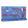 Ultrawall Pegboard Wall Organizer, Blue Metal Peg board Panels