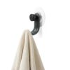 Umbra Nami Adhesive Hooks, No Drill Wall Hooks, Set of 3, Ocean Black