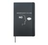 Uncertainty Is A No Personality Development Motivation Hardcover Journal, Black