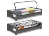 Under Bed Storage 2 Pack, 30.7x16.9x6.7 in, Wheels, Clear Lid, 65 lbs