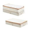 Under Bed Storage Containers for Bedroom, Expandable Compression 2 Pack