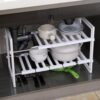 Under Sink Shelf, Double Layer Storage Rack