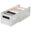 Under Sink Storage Box - Cabinet Organizer Adjustable Drawer Divider