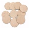Unfinished Wood 25mm-70mm Natural Beech Wood Slices Unfinished Solid
