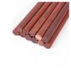 Unfinished Wood Dia1.2cm Zambia Rosewood Solid Wood Round Stick 10cm-40cm