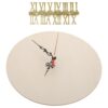 Unfinished Wooden Clock Face Blank round Panel DIY Wall Clock Kit