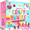 Unicorn Craft Kit for Girls - 10 Projects - Gifts for 5 Year Old Girl - Arts and Crafts for Kids 4-8 - Toys for Ages 5-7 - 4 5 6 7 8 Year Old Girl Birthday Gift - Unicorn Toys for Girls Age 4-6
