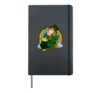 Unicorn Leprechaun - St Patricks Unicorn Hardcover Journal, Black