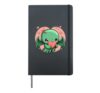 Unique Cute Cthulhu Art Valentines Day Hardcover Journal, Black
