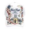 Unisex 9/11 We Will Never Forget 3D Printed Memorial American Flag Cap