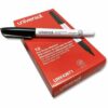 Universal 43671 Pen Style Dry Erase Marker, Fine/Bullet Tip, Black (Pack of 12)