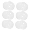 Unomor 300pcs Plastic Facial Mask Sheets Set Pe Disposable Cover