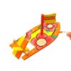 Unpainted Wooden Boat | Coloring Painting Art Desktop Ornaments