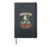 Unqualified Life Coach Figure It Out As You Go Hardcover Journal, Black