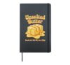 Unsalted Butter Grade AA Food Baking Dessert Foodie Baker Hardcover Journal, Black