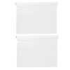 Uonlytech 2 Rolls Peel and Stick Whiteboard Wall Sticker Roll 18x197 in Removable Dry Erase Board with Pp Material, Easy to Write and Erase, for Office Meetings or Temporary Wall Chalkboard