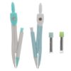Uonlytech 4 Sets Drafting Compass Set Blue, for Students and Teachers