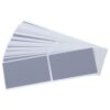 Uonlytech 50 Sheets Scratch Off Sticker Labels Rectangle Self-Adhesive Paper Stickers with Metallic Silver Coating for Prize Programs and Classroom Rewards Easy DIY Versatile Solution