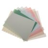Uonlytech 8pcs A5 Plastic Binder Index Dividers with Tabs and Multi Holes for Office and Classroom Use, Reusable Loose Leaf Notebook Dividers with Labeling System for Fast Classification