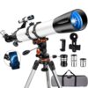 Uonol Telescope for Adults High Powered,90mm Aperture 800mm Refractor