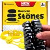 Upgraded Multi-Level Magnetic Chess Set with Large (Full-Size) Stones & String - Complete Kit with 20 Extra Large Stones (1.45 inches by 1.35 inches), Adjustable Rope, 2 Dice & Travel Pouch | 1 Pack