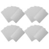 UPOUART 50pcs Aluminum Alloy Business Card Name Plates, Silver Metal Laser Engraving Blanks with Precision Engraving, Resisting Bends and Deformation, for Office Name Plates and Training