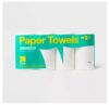 up&up Make-A-Size Paper Towels Triple Rolls Strong Absorbent White Paper Towels (4)