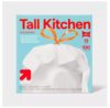 up&up UltraStretch Tall Kitchen Drawstring Trash Bags Unscented Leak and Tear Protection Drawstring Closure (100ct)